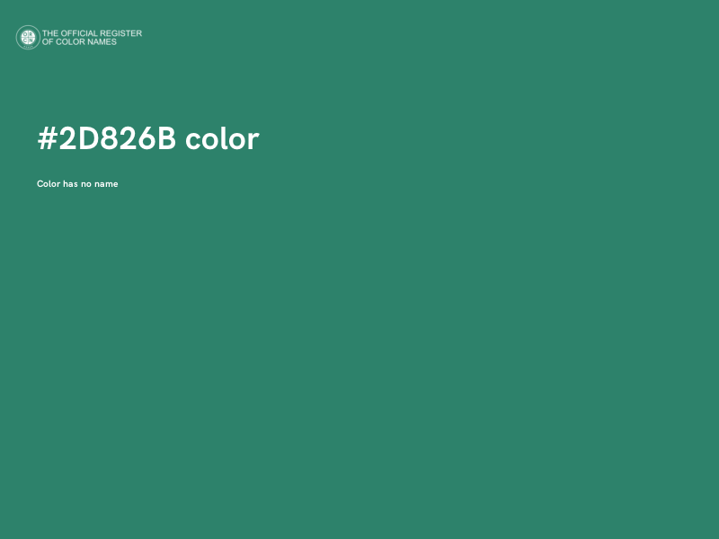 #2D826B color image