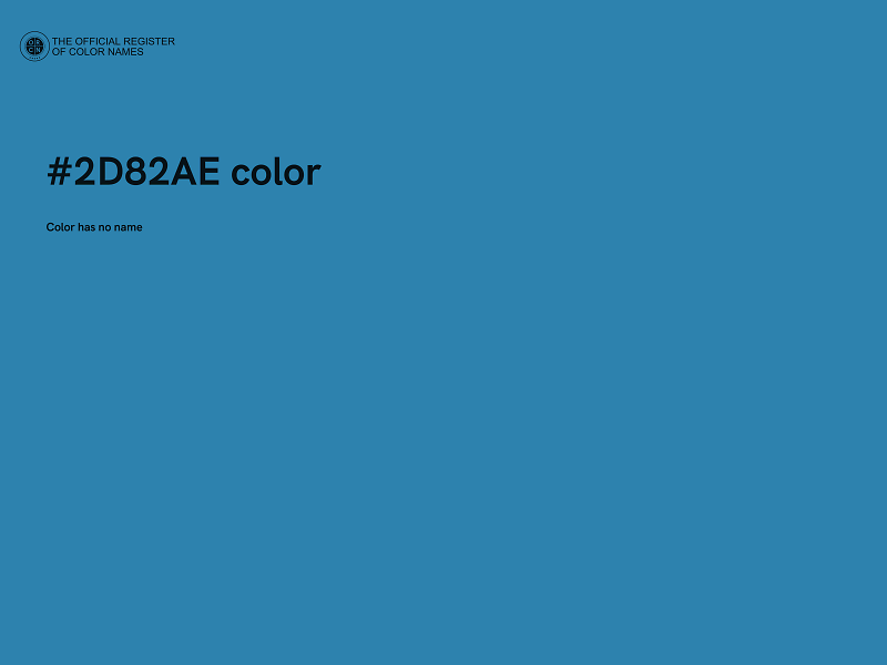 #2D82AE color image