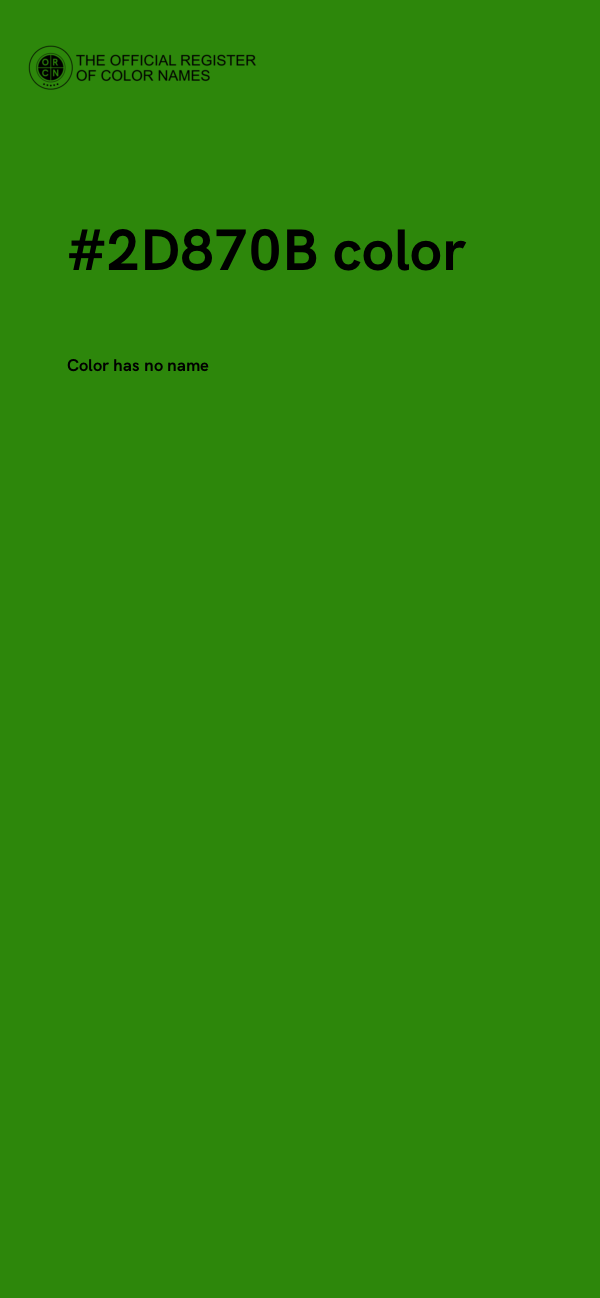 #2D870B color image