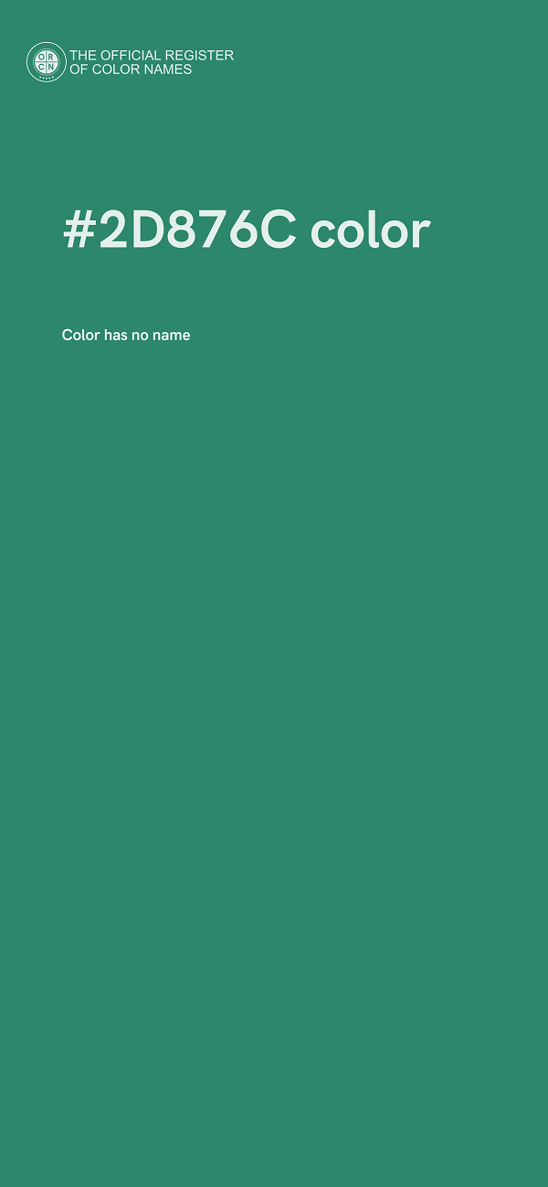 #2D876C color image