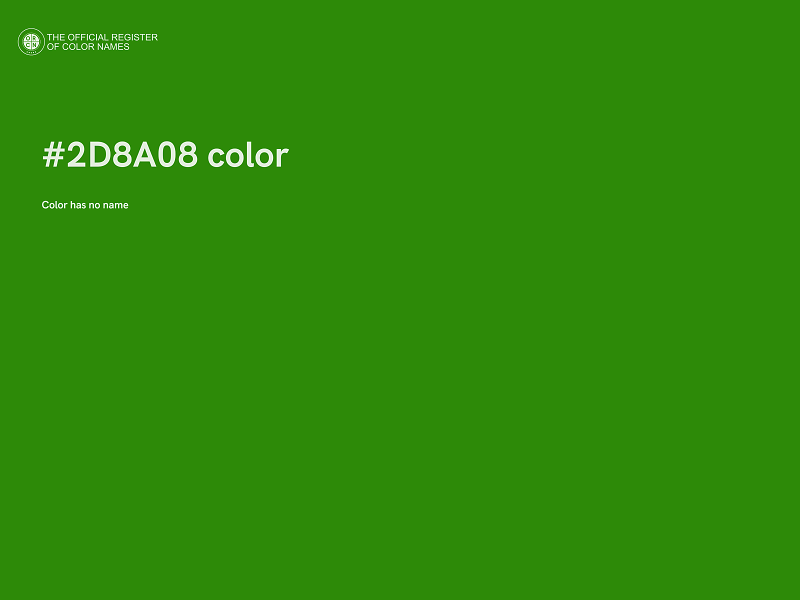 #2D8A08 color image