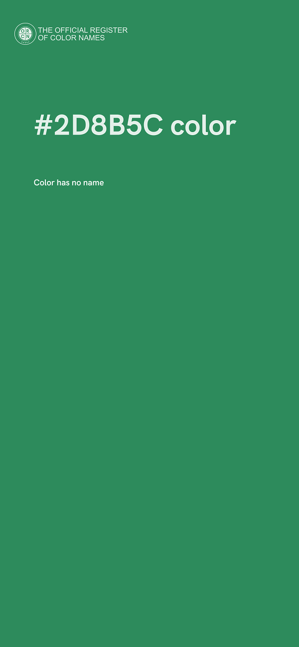 #2D8B5C color image