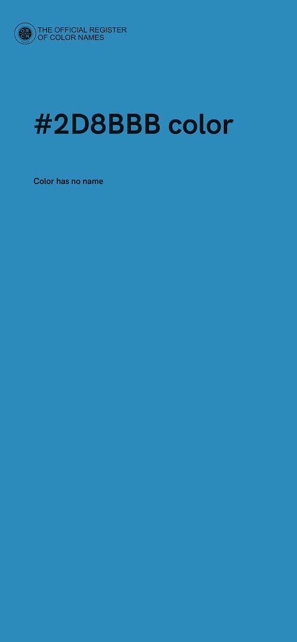#2D8BBB color image