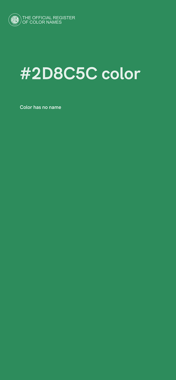 #2D8C5C color image