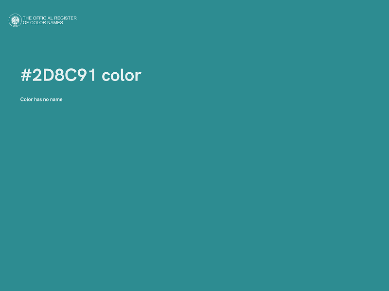 #2D8C91 color image