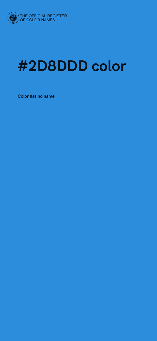 #2D8DDD color image