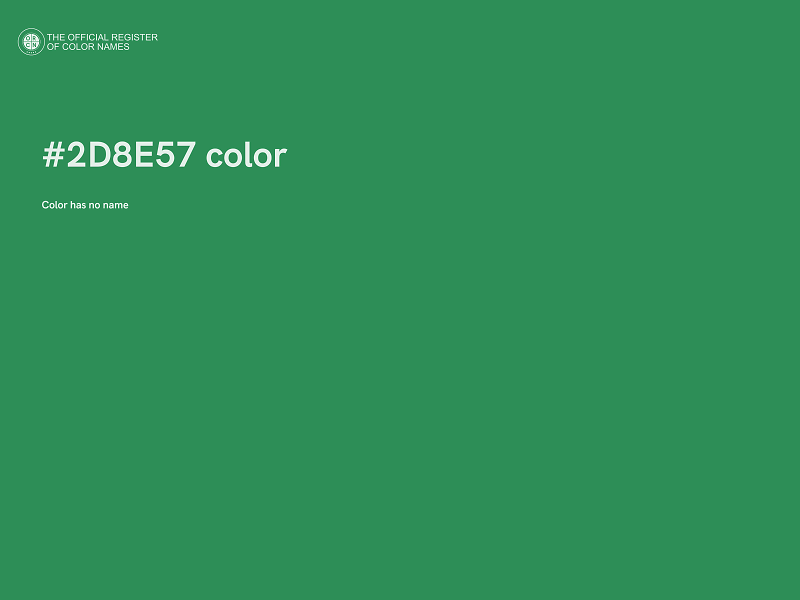 #2D8E57 color image