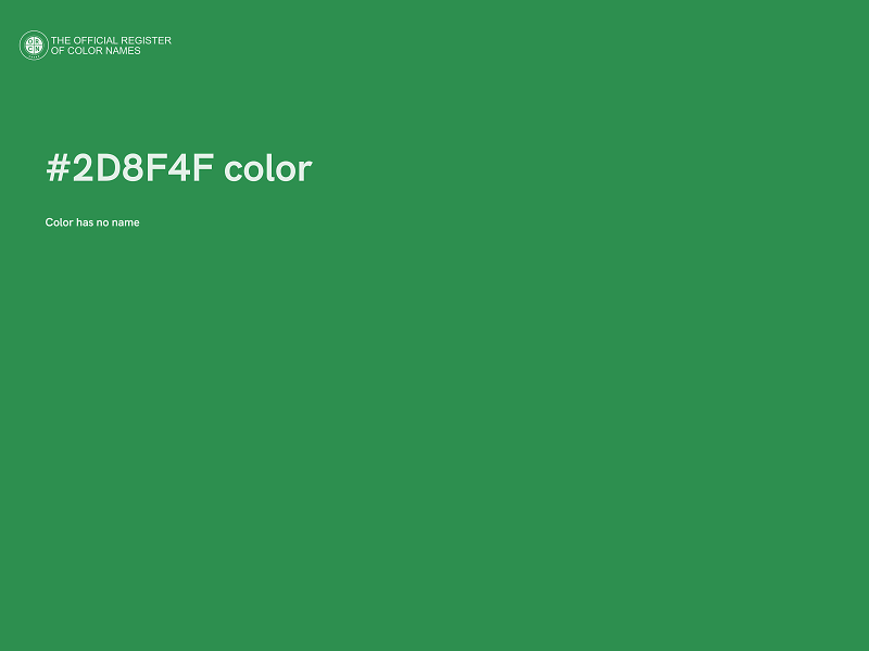 #2D8F4F color image