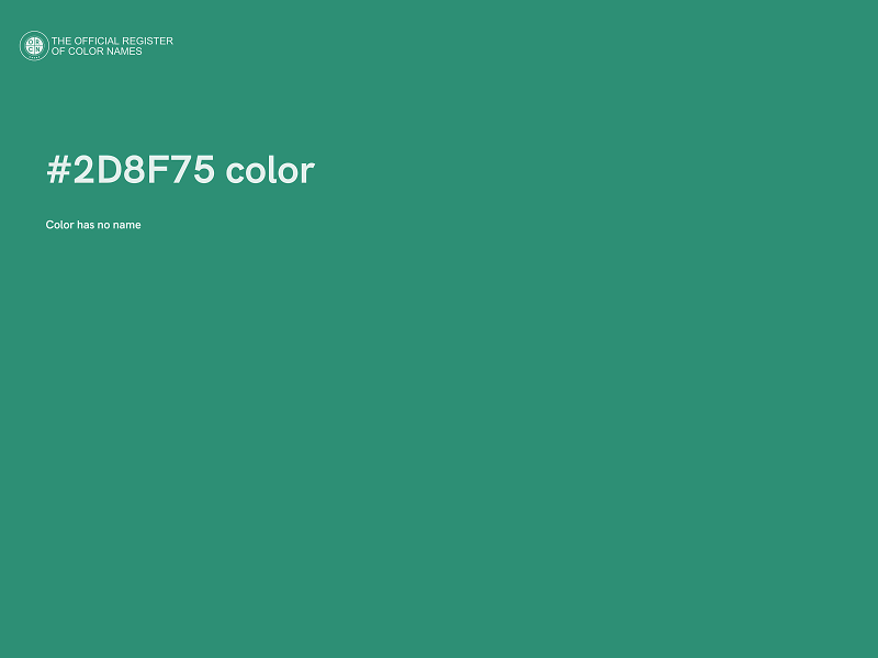 #2D8F75 color image