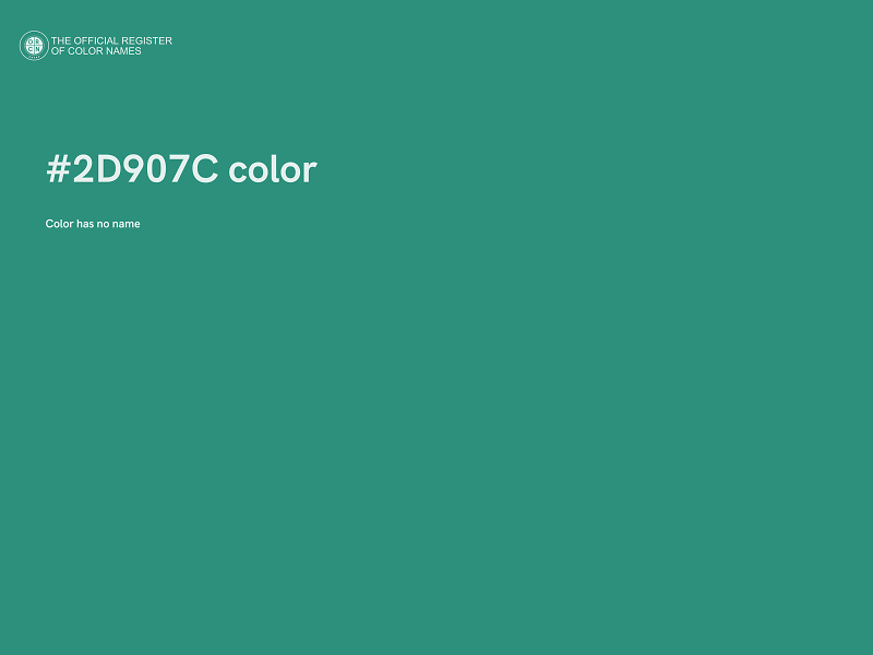 #2D907C color image