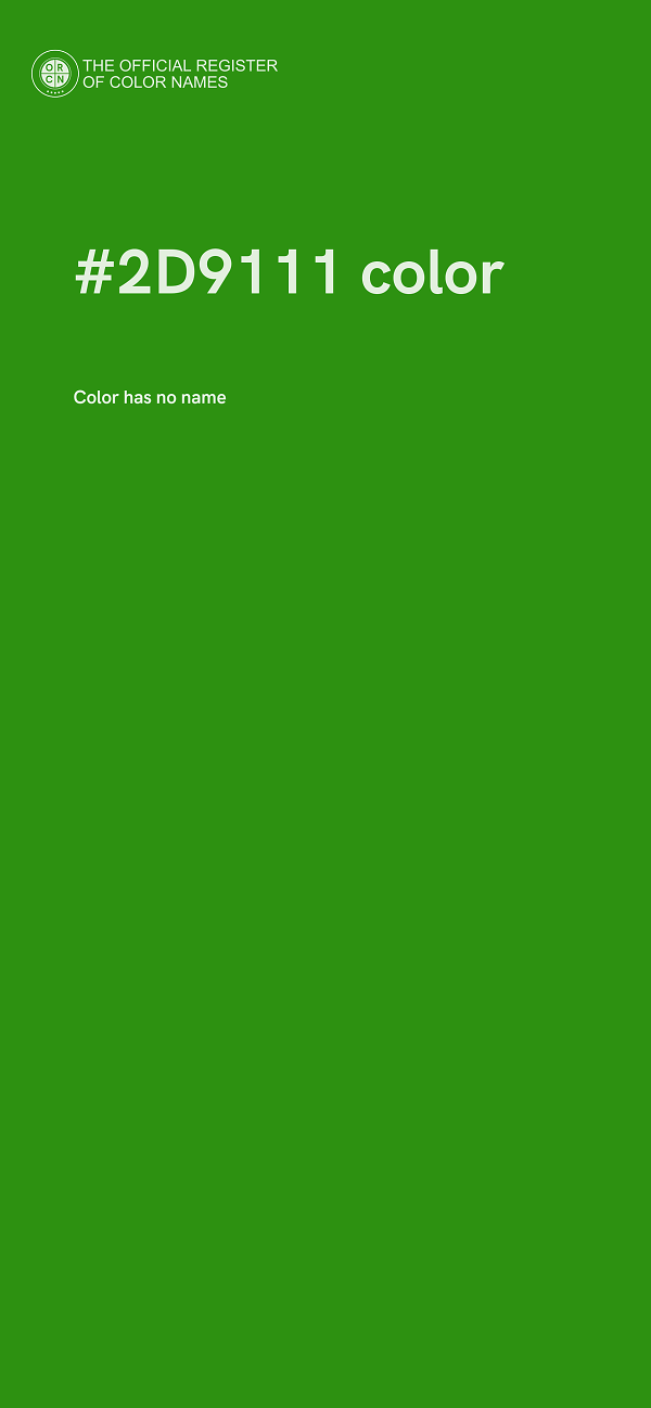 #2D9111 color image