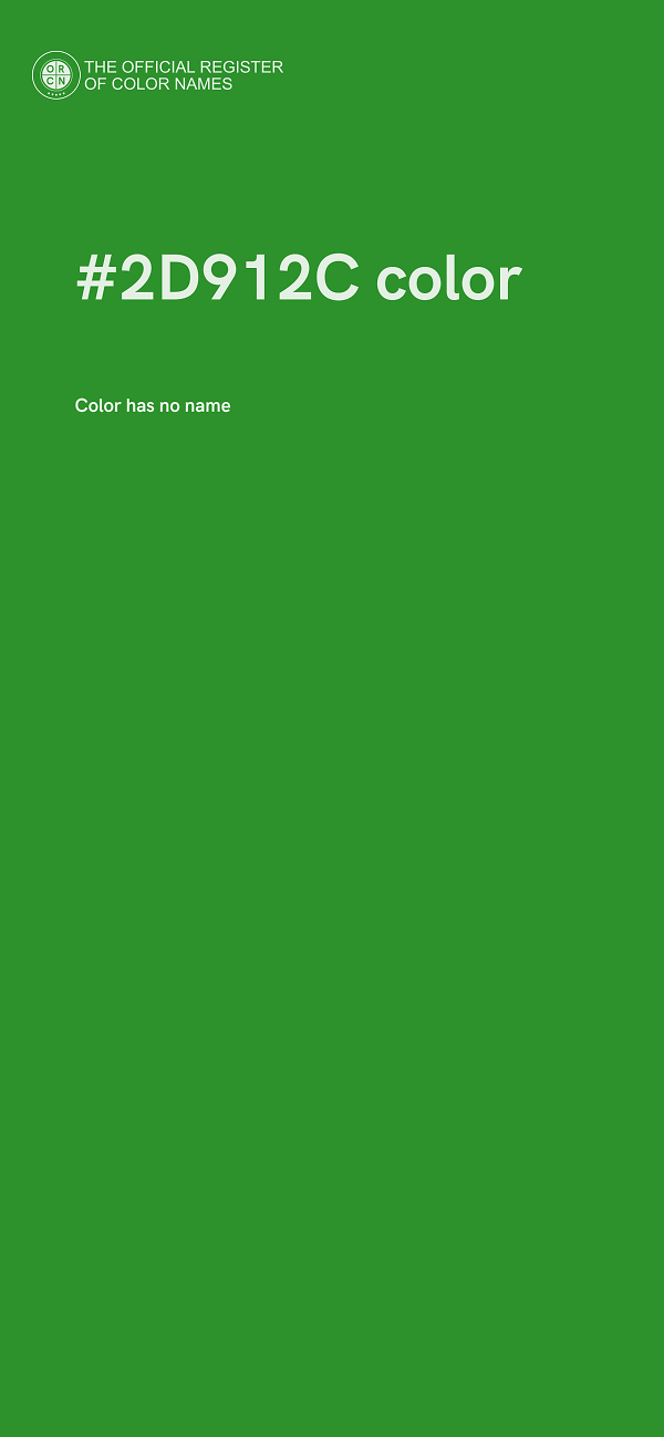 #2D912C color image