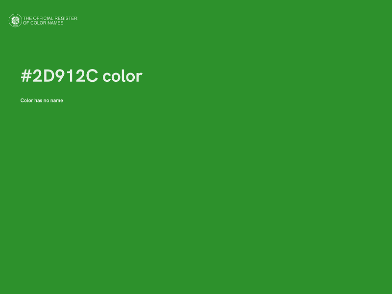 #2D912C color image