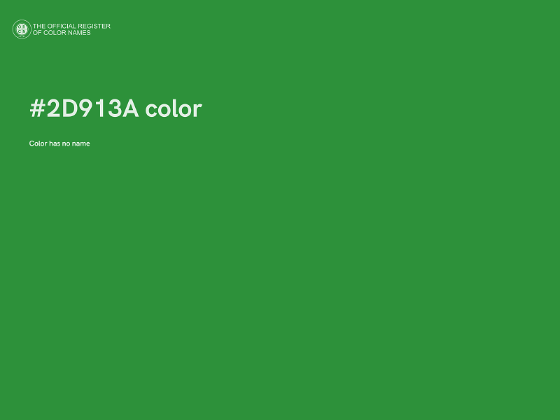 #2D913A color image