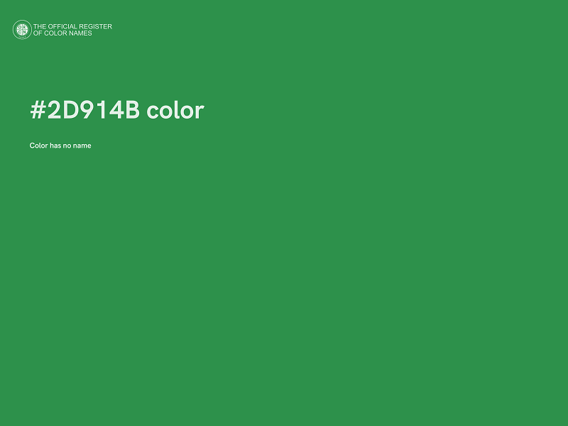 #2D914B color image