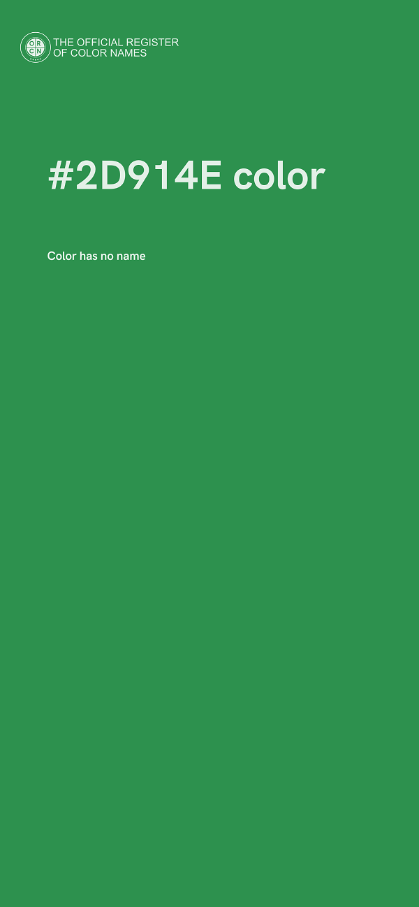 #2D914E color image