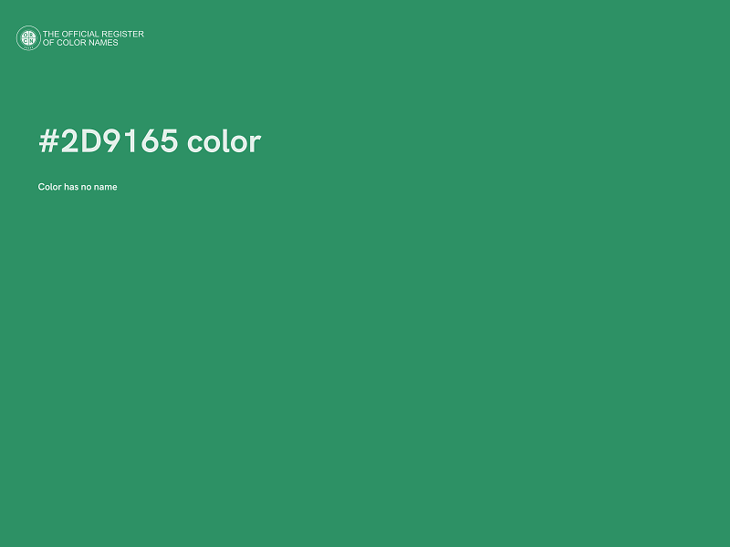 #2D9165 color image