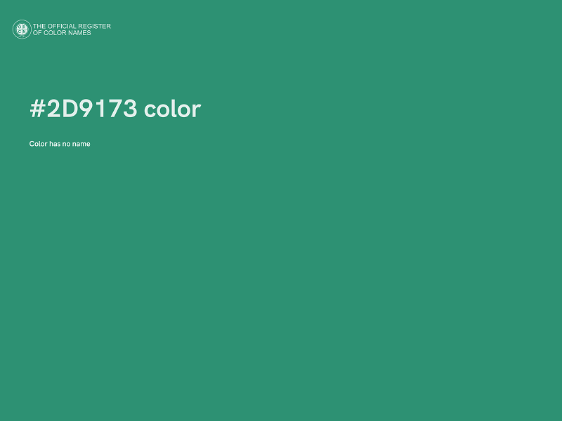 #2D9173 color image