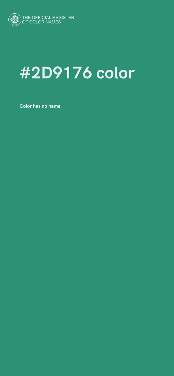 #2D9176 color image