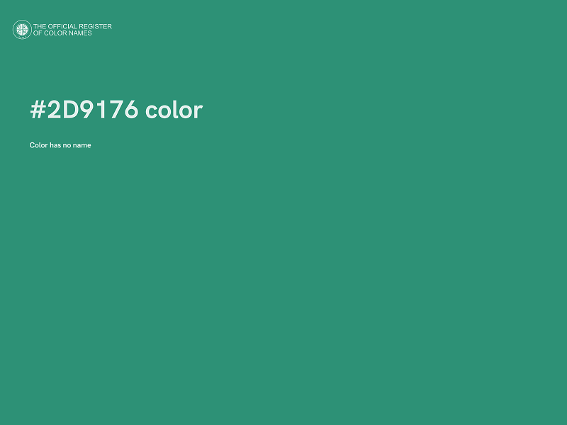 #2D9176 color image