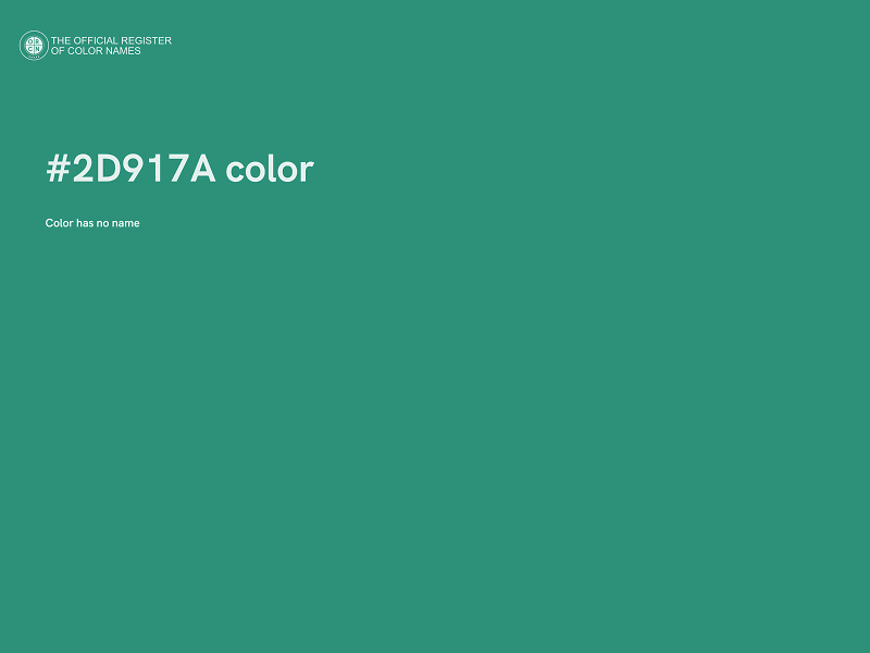 #2D917A color image
