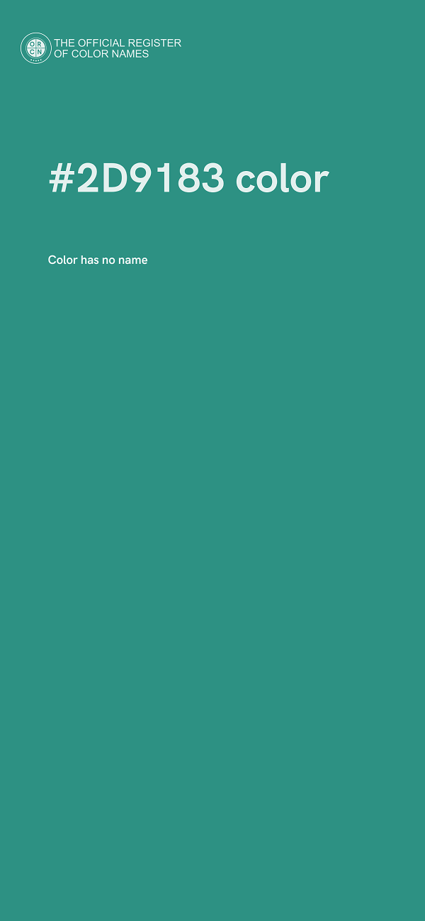 #2D9183 color image