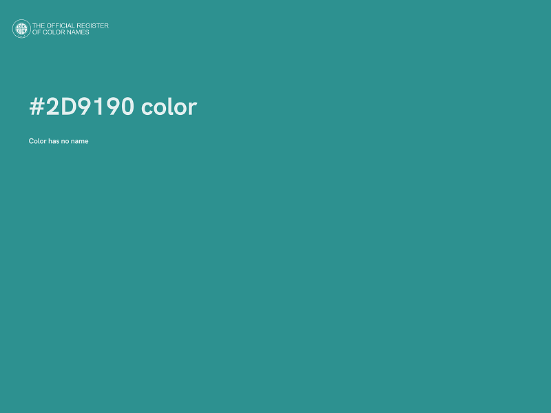 #2D9190 color image