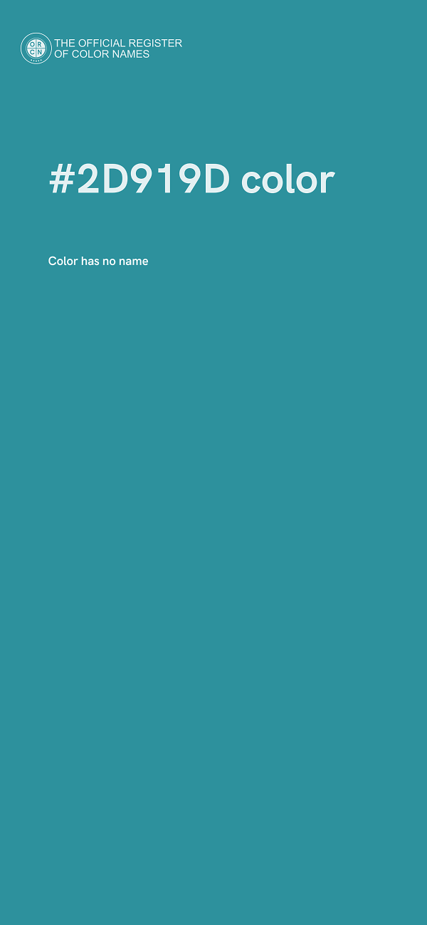 #2D919D color image