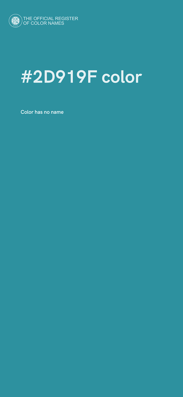 #2D919F color image