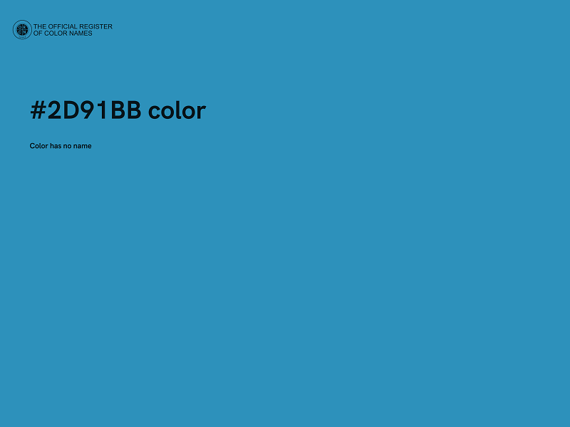 #2D91BB color image