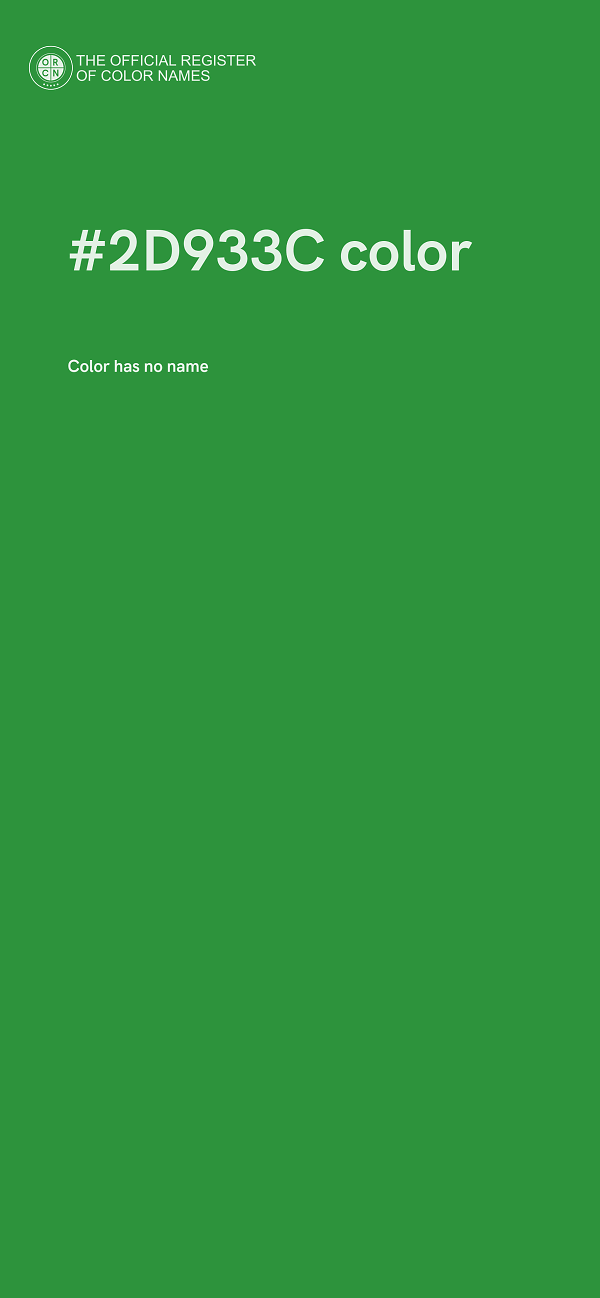 #2D933C color image