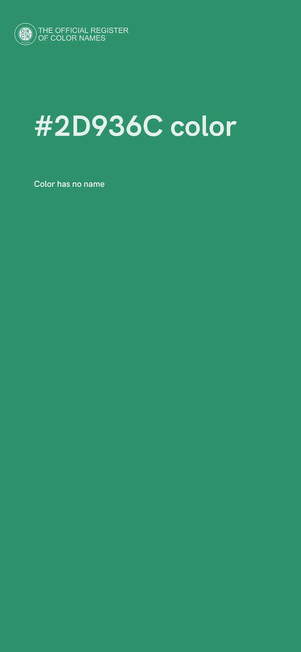 #2D936C color image
