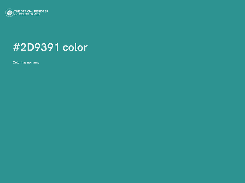 #2D9391 color image