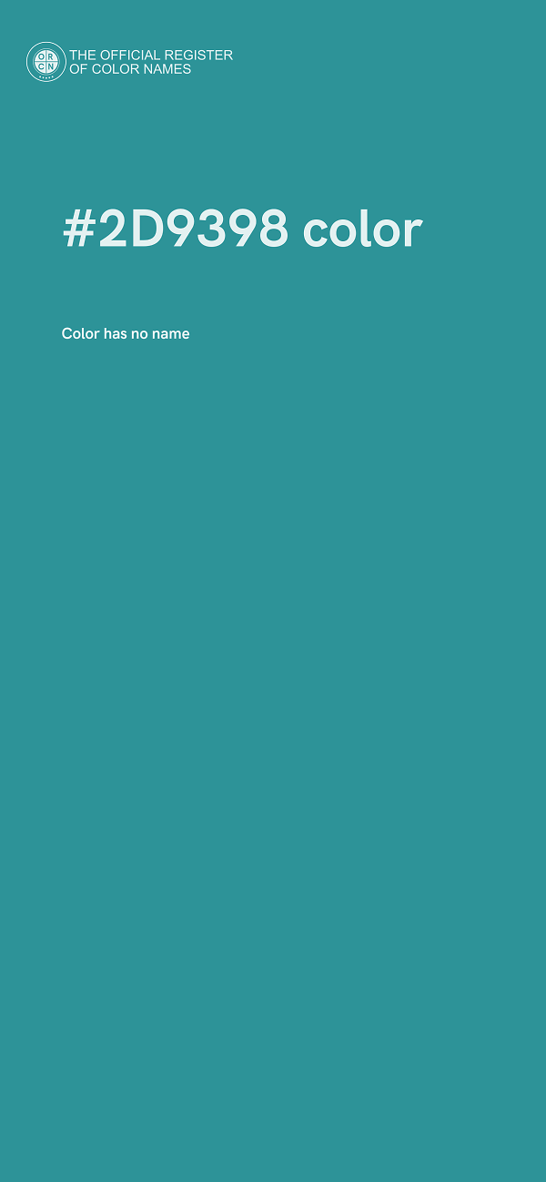 #2D9398 color image