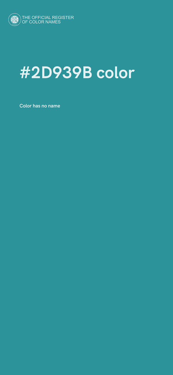 #2D939B color image