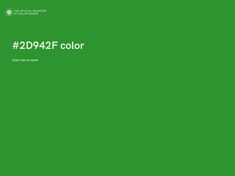 #2D942F color image