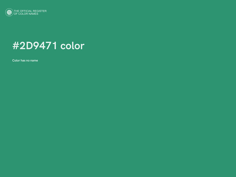 #2D9471 color image
