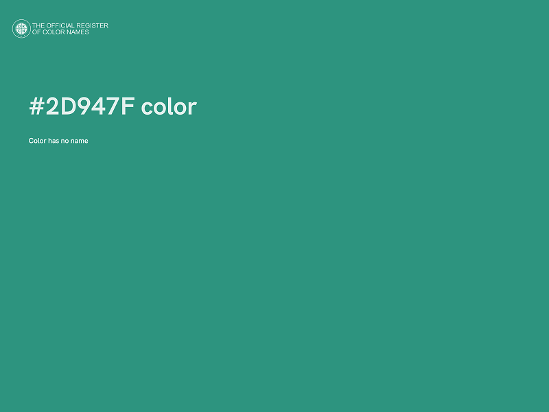 #2D947F color image