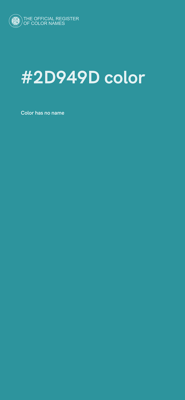 #2D949D color image
