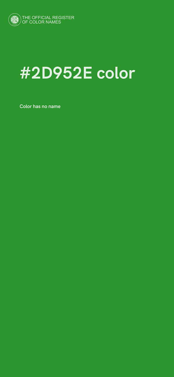 #2D952E color image