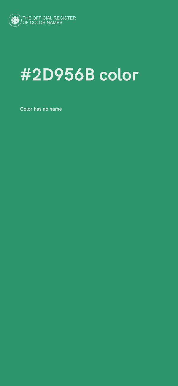 #2D956B color image