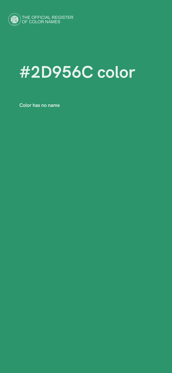 #2D956C color image