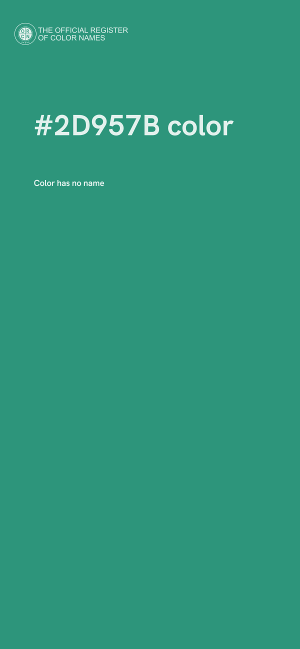 #2D957B color image