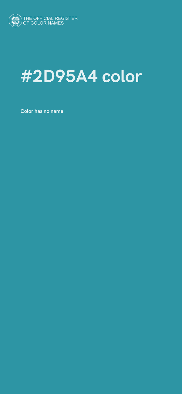 #2D95A4 color image