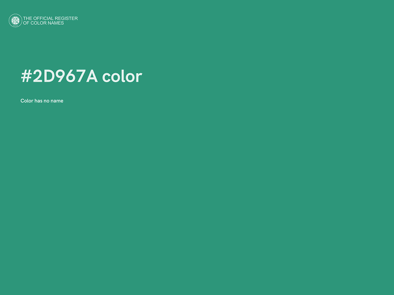 #2D967A color image