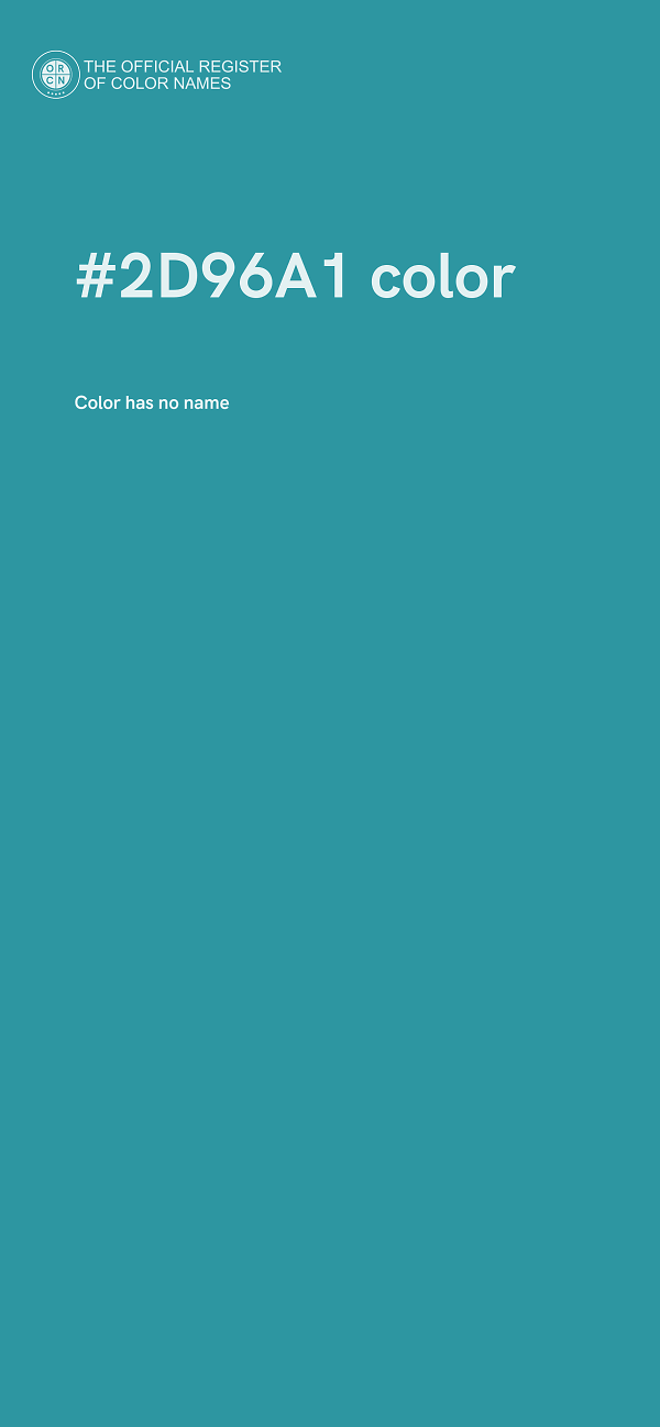 #2D96A1 color image