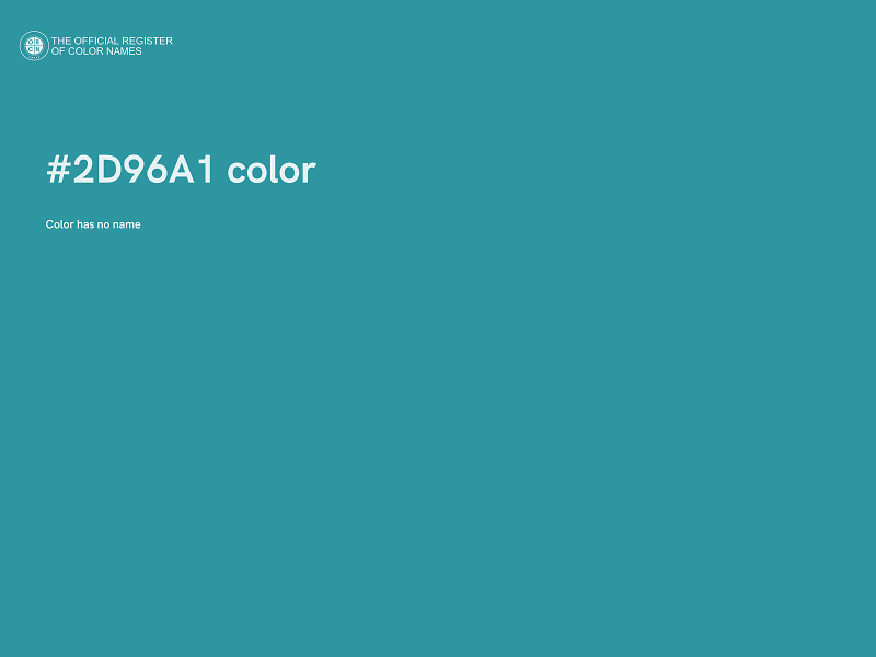 #2D96A1 color image