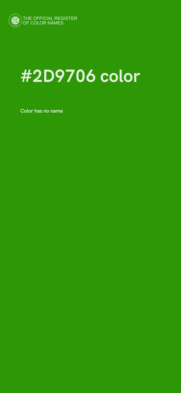 #2D9706 color image