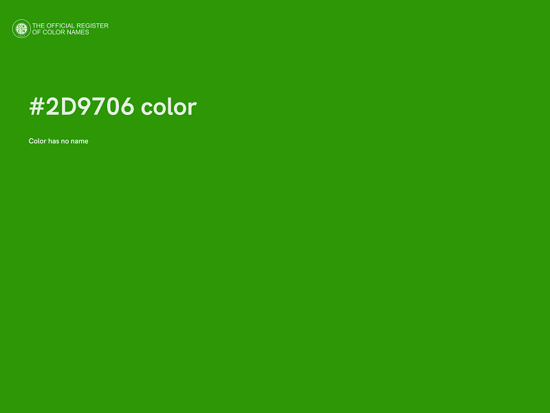 #2D9706 color image