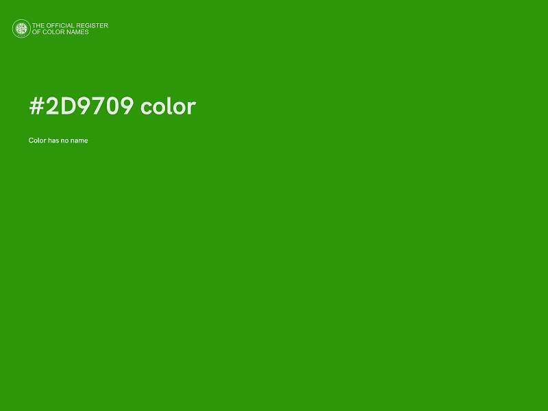 #2D9709 color image